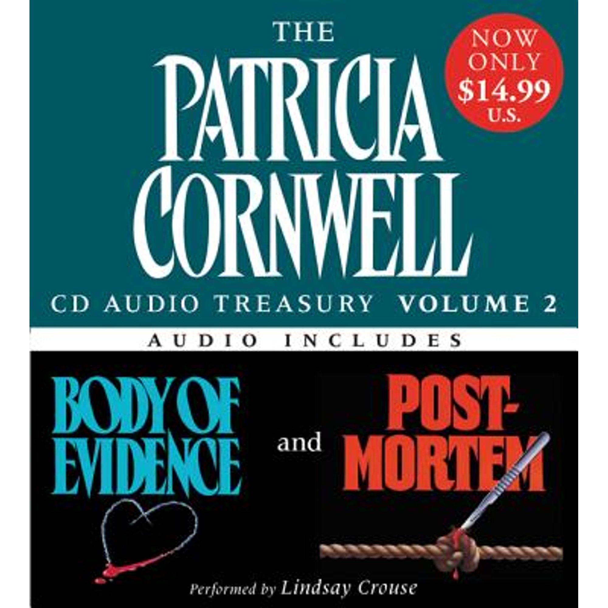 Pre-Owned Patricia Cornwell CD Audio Treasury Volume Two Low Price : Includes Body of Evidence and Post Mortem