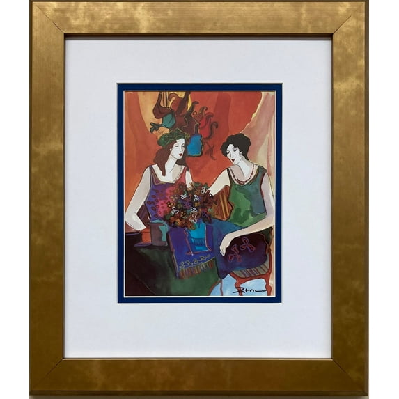 Patricia Govezensky "Secret Friendship" Framed Women Post-Impressionism New Generic
