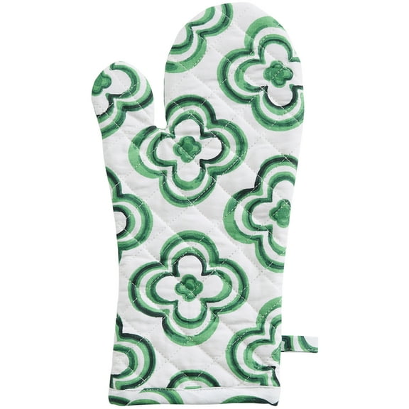 Patricia Heaton Home Green Geo Oven Mitt
