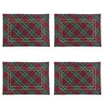 thumbnail image 1 of Patricia Heaton Home Saint Nicholas Tartan Placemat Set of 4, 1 of 5