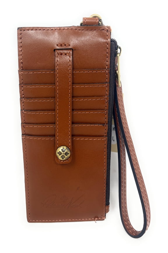 Alanna Leather Wallet, Tan Y101
