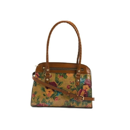 Patricia Nash Calvi Satchel Vintage Victorian Garden