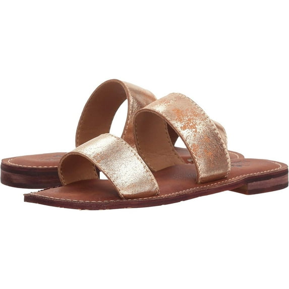 Patricia Nash Womens Flair Leather Open Toe Casual Slide Sandals