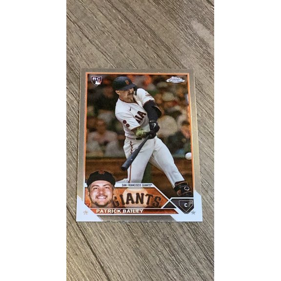 Patrick Bailey MLB San Francisco Giants 2023 Topps Chrome Update USC217 trading card