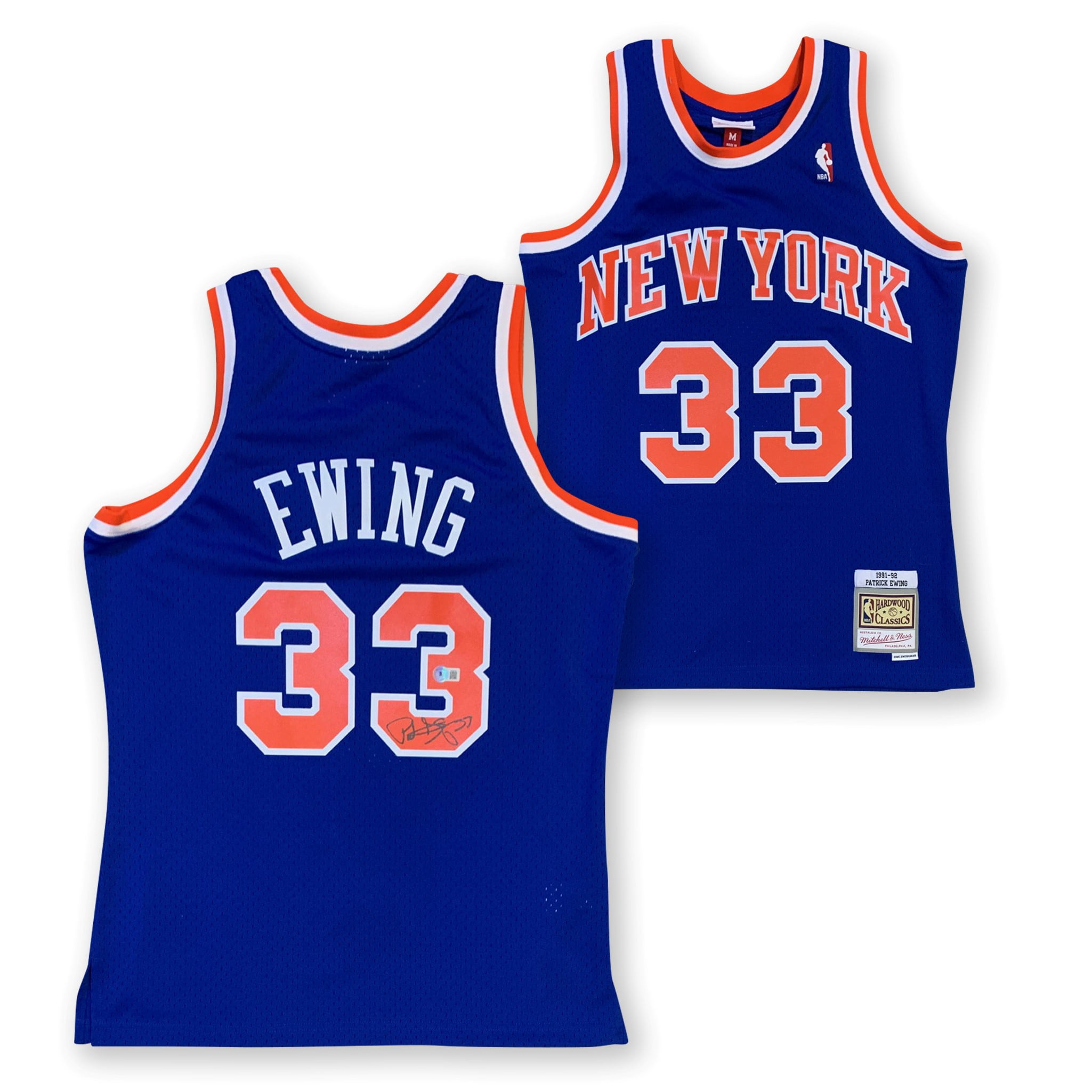 Mitchell & Ness Men's NBA Behind The Back Tank New York Knicks Patrick Ewing
