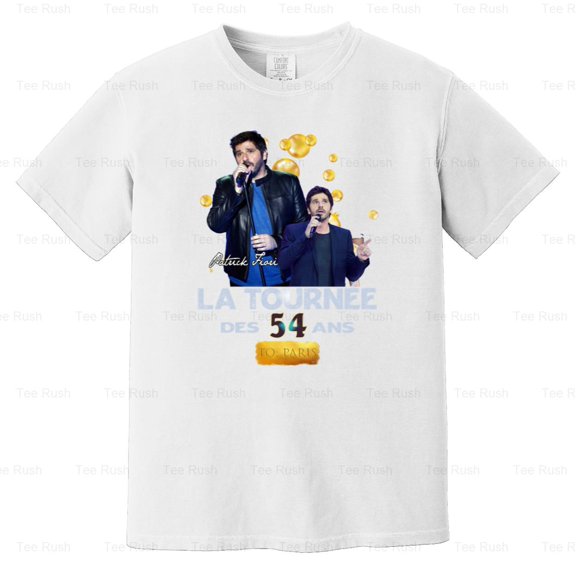 Patrick Fiori French Singer Songwriter 45th Anniversary Fan, Comfort Color T-Shirt Unisex, up to 4XL