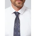 thumbnail image 1 of Patrick Francis Celtic Knot Tie Book of Kells Navy & Gold 100% Silk, 1 of 5