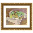 thumbnail image 1 of Patrick Henry Bruce 14x12 Gold Ornate Wood Frame and Double Matted Museum Art Print Titled - Plums (1912), 1 of 4
