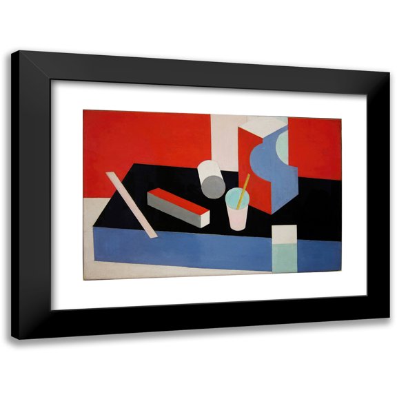 Patrick Henry Bruce 18x13 Black Modern Framed Museum Art Print Titled - Untitled