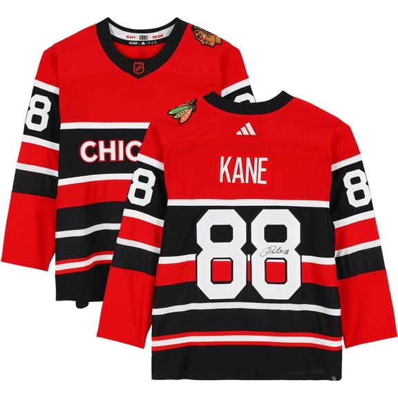 Patrick Kane Chicago Blackhawks Autographed 2022-23 Reverse Retro Adidas Authentic Jersey - Fanatics Authentic Certified