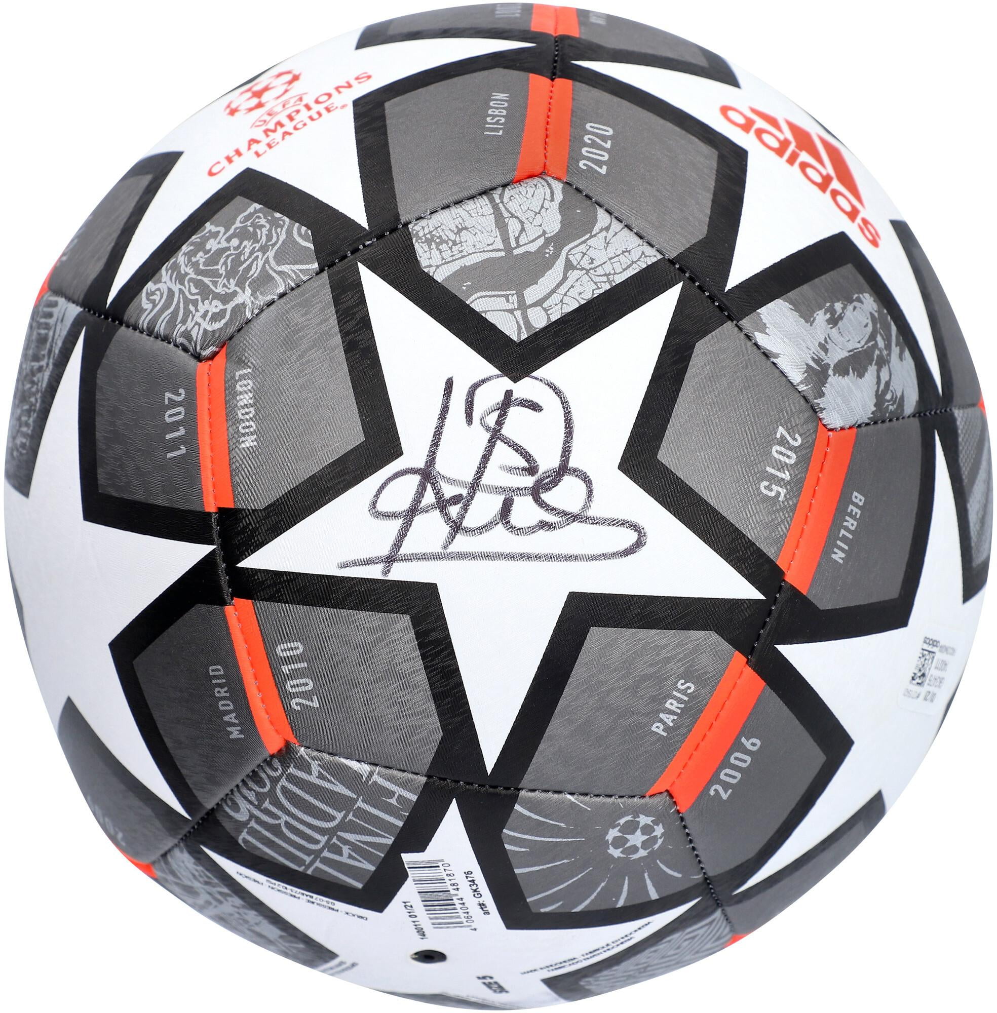 Patrick Kluivert FC Barcelona Autographed 2021 UEFA Champions League 20th Anniversary Soccer Ball - Icons - Fanatics Authentic Certified