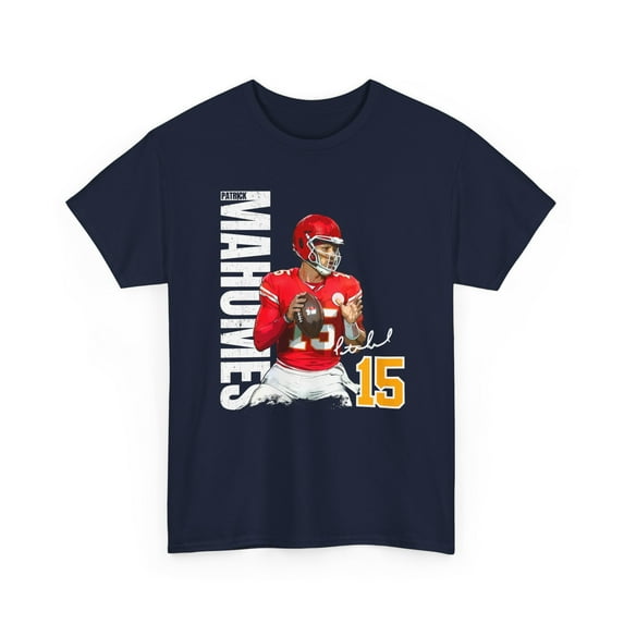 Patrick. Mahomes #15 football cartoon Unisex Heavy Cotton Tee