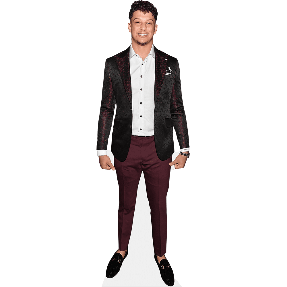 Patrick Mahomes (Blazer) Mini Cardboard Cutout Standee