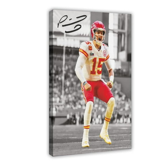 Patrick Mahomes Canvas Poster Bedroom Decor Landscape Office Room Decor Gift
