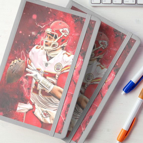 Patrick Mahomes Custom Printed Notebook.