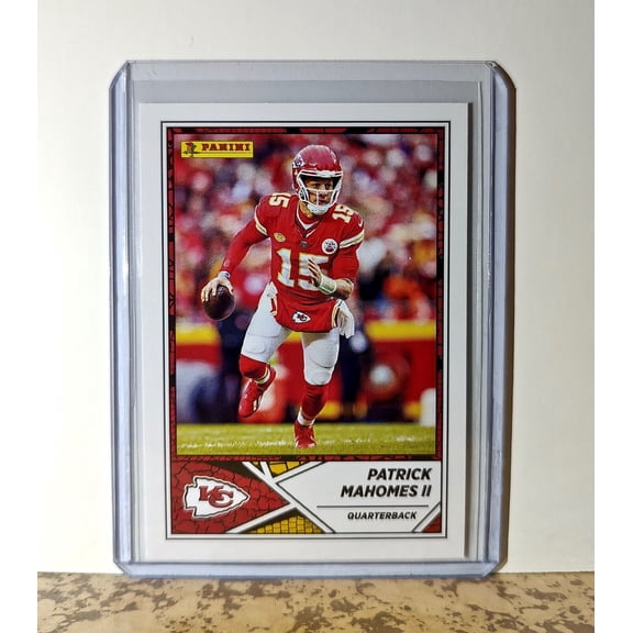 Patrick Mahomes II 2024 Panini NFL #15 Sticker Card Kansas City Chiefs