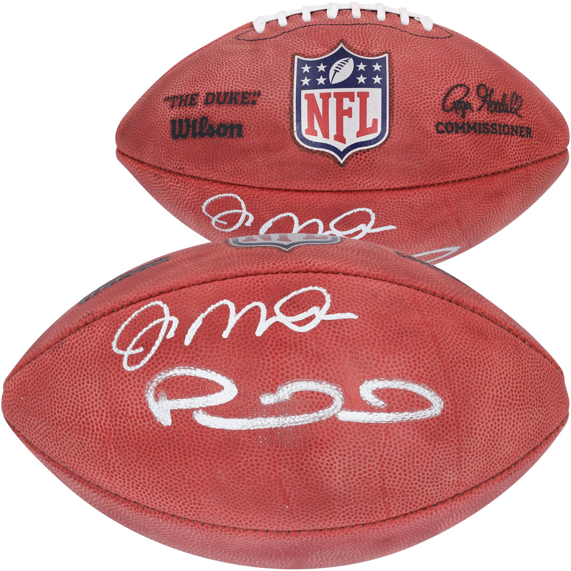 Patrick Mahomes & Joe Montana Kansas City Chiefs Dual-Signed Duke Full ...