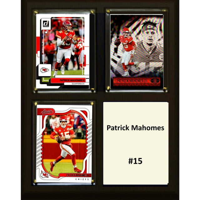 Patrick Mahomes Kansas City Chiefs 8" x 10" Trading Card Plaque