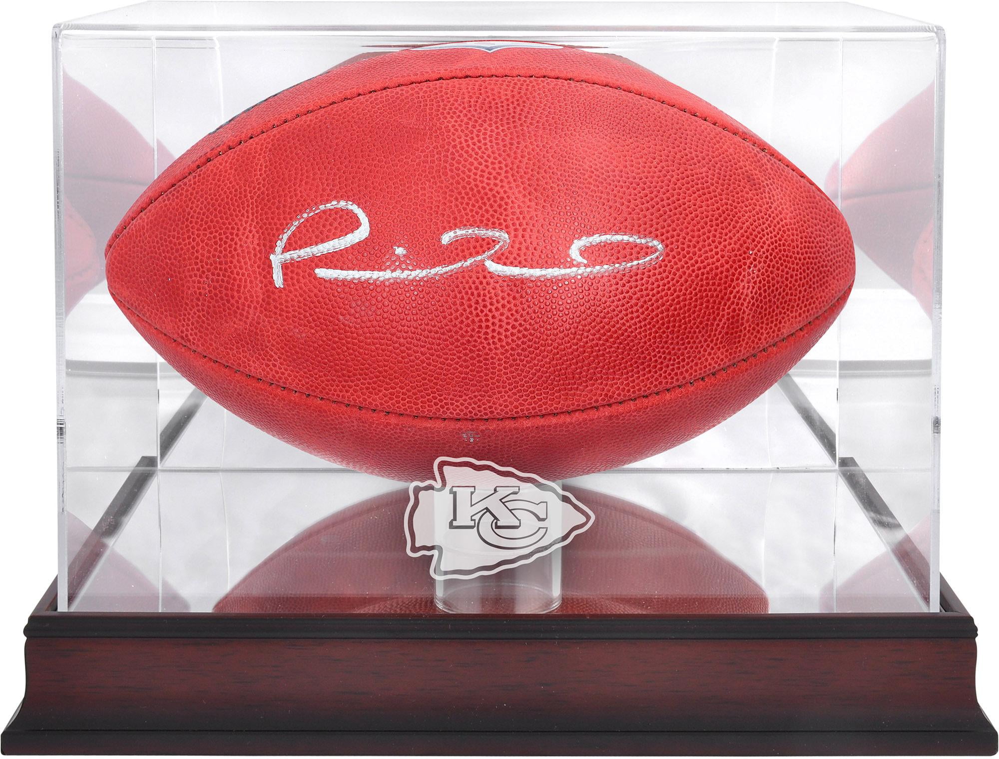 Boston Celtics Mahogany Basketball Display Case With Mirrored Back - 12.25" Cube, Acrylic Lid