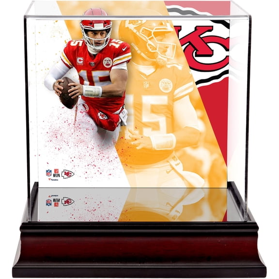 Patrick Mahomes Kansas City Chiefs Deluxe Mini Helmet Case