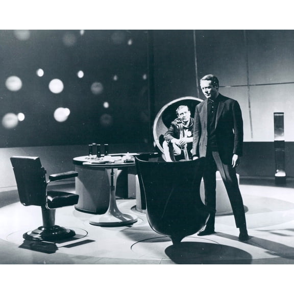 Patrick Mcgoohan With Guy Doleman As Number 2 The Prisoner 24x36 Classic Hollywood Poster