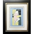 thumbnail image 1 of Patrick Nagel "Just Looking" CUSTOM FRAMED Art Deco Print Generic, 1 of 3