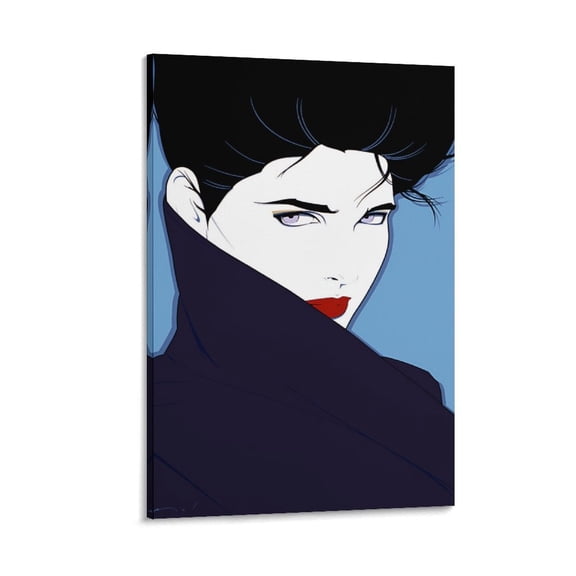 Patrick Nagel Painting Illustration City Girl Fashion Art Poster (10) Print Photo Art Painting Canvas Poster Home Decorative Bedroom Modern Decor Posters Gifts 24x36inch(60x90cm)