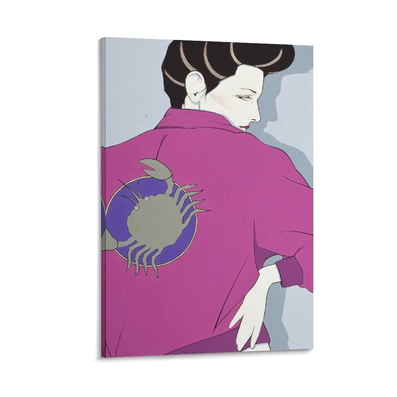 Patrick Nagel Painting Illustration City Girl Fashion Art Poster (44) Poster Decorative Painting Canvas Wall Art Living Room Posters Bedroom Painting 24x36inch(60x90cm)
