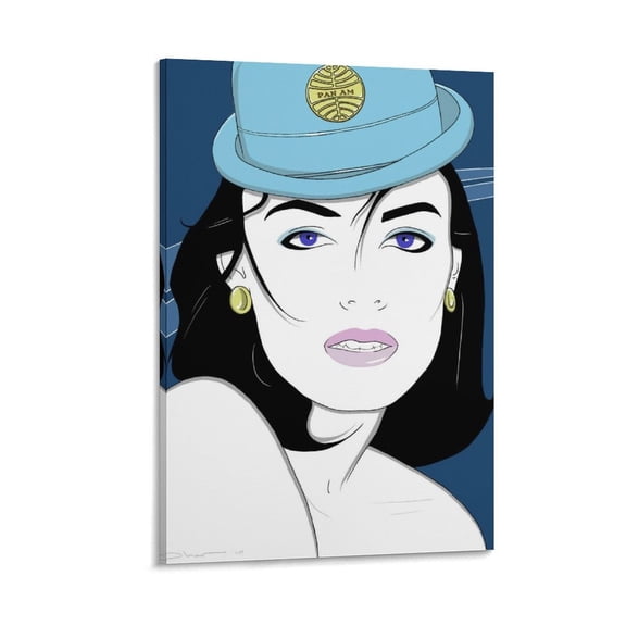 Patrick Nagel Prints Wall Art Framed Poster (20) Picture Print Canvas Poster Wall Paint Art Posters Decor Modern Home Artworks Gift 20x30inch(50x75cm)