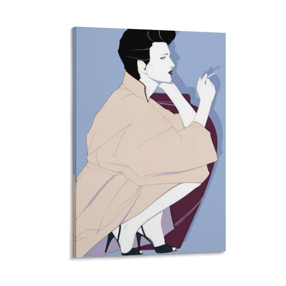Patrick Nagel Prints Wall Art Framed Poster (36) Artworks Canvas Poster Room Aesthetic Wall Art Prints Home Modern Decor Gifts 24x36inch(60x90cm)