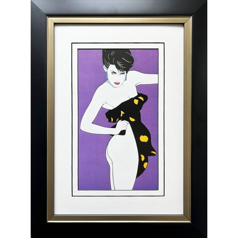 【専用】80s Patrick Nagel アートワーク フレーム付き Patrick Nagel version of Art Expo NY 1980 Original Frame and