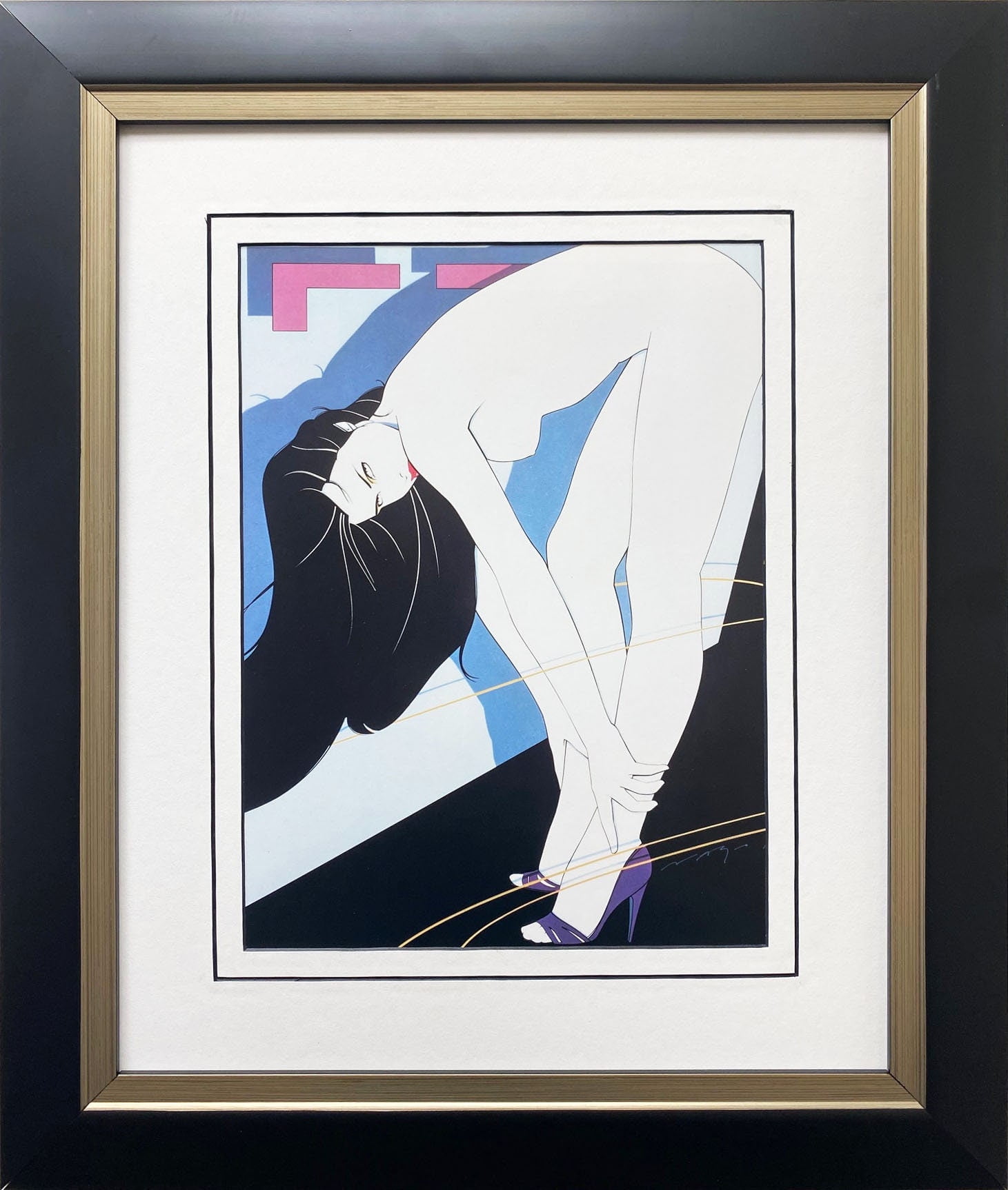 Patrick Nagelのシルクスクリーン Patrick Nagel Dakota Commemorative 14 Mirage Edition