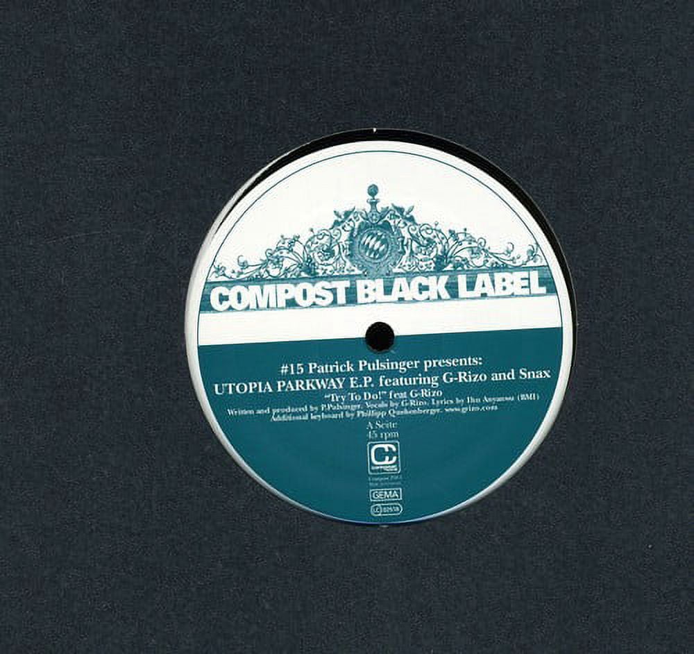 Patrick Pulsinger - Compost Black Label #15: Utopia Parkway EP - Electronica - Vinyl