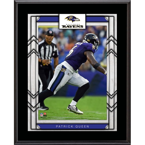 Patrick Queen Baltimore Ravens 10.5" X 13" Sublimated Player Plaque