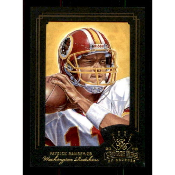 Patrick Ramsey Card 2003 Gridiron Kings Gold #100