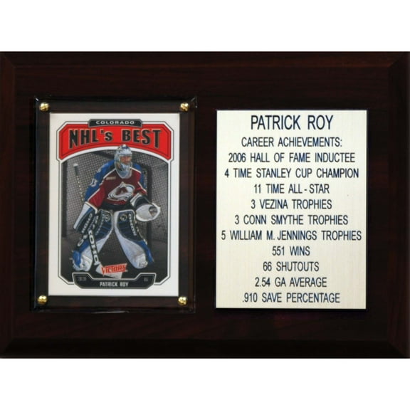 Patrick Roy Colorado Avalanche 6'' x 8'' Plaque