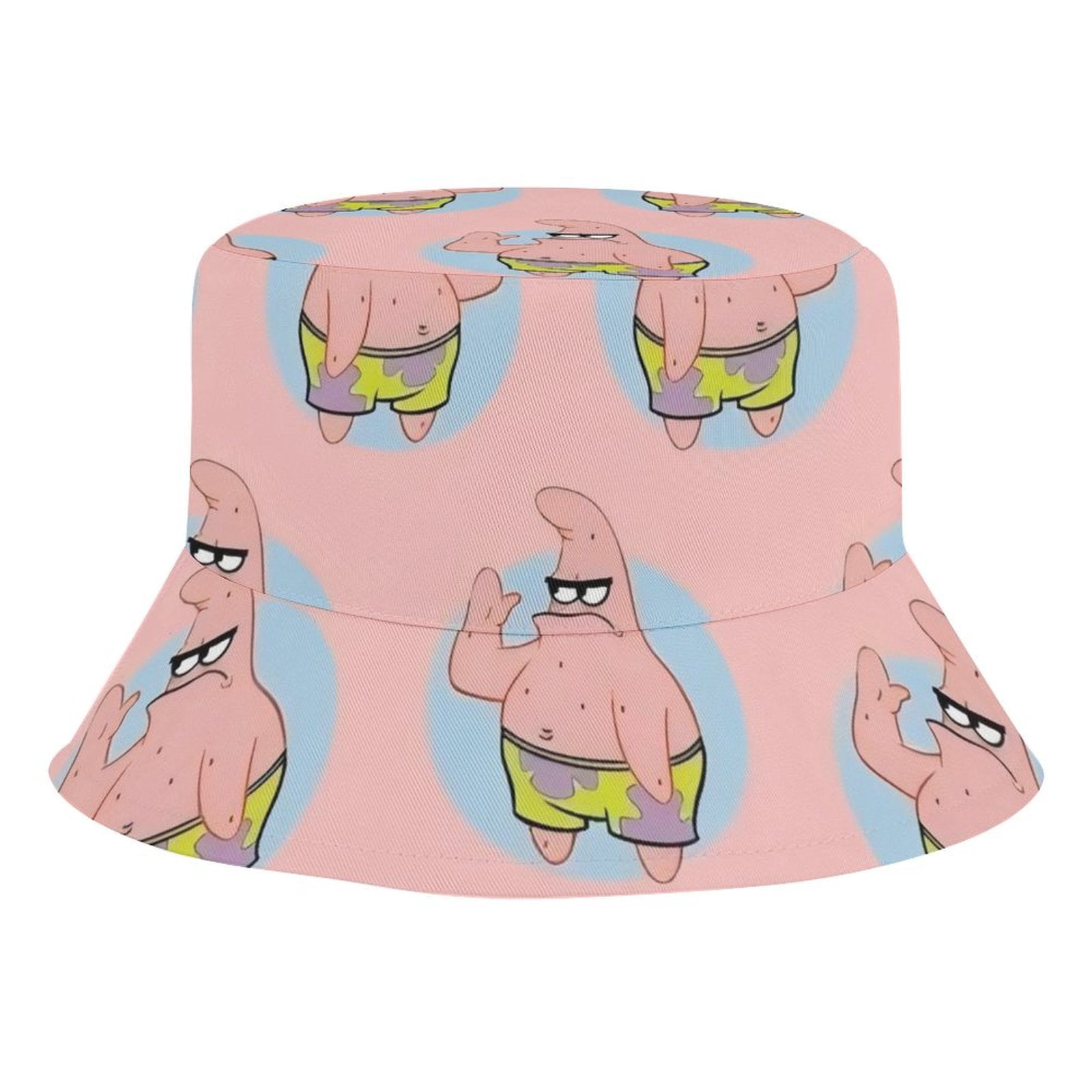 Patrick Hat Patrick Star Children's beach bucket hat suitable for boys and girls ...