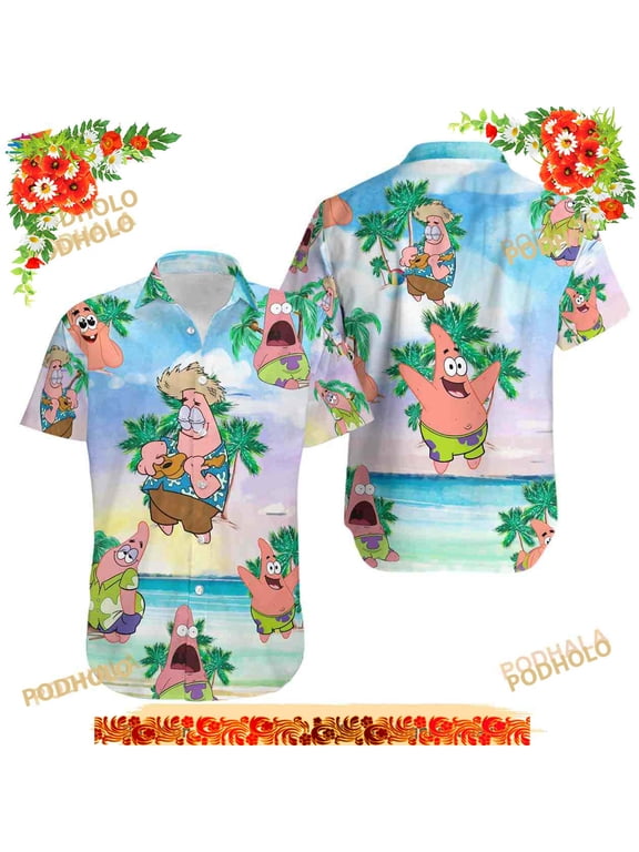 Patrick Star Hawaiian Aloha Funny Hawaiian Shirt