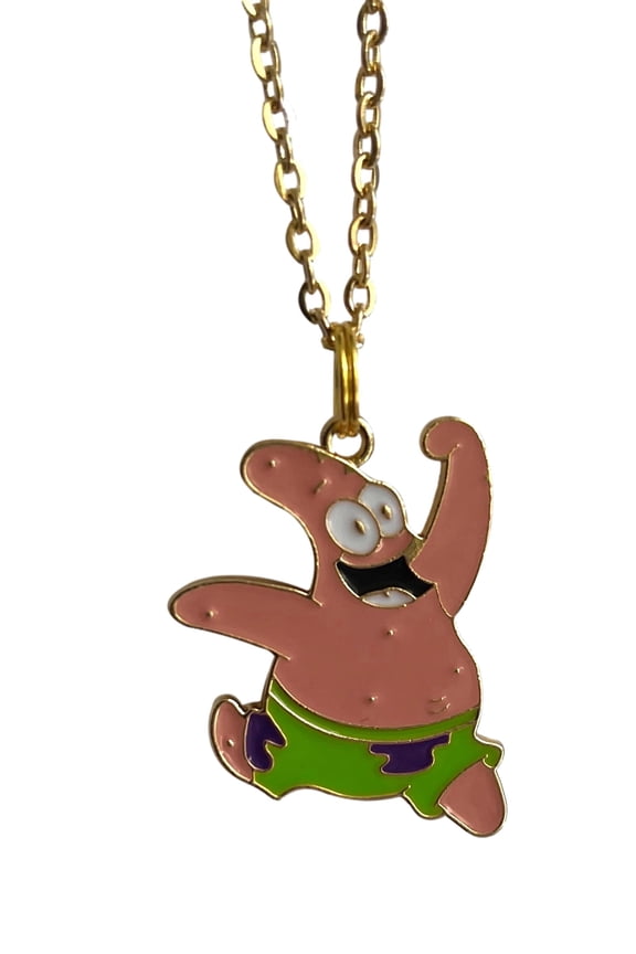 Patrick Star Spongebob Necklace Cartoon Charm Pendant