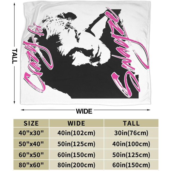 Patrick Swayze Blanket Flannel Soft Throw Blankets for Bedroom Livingroom Sofa Home 60"X50"