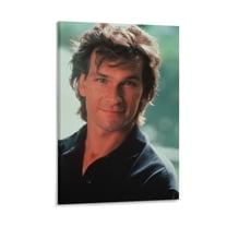 Patrick Swayze Canvas Poster Painting On Canvas Wall Art Poster Scroll Picture Print Living Room Walls Decor Home Posters 24x36inch(60x90cm)