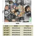 thumbnail image 1 of Patrick Swayze Collage Blanket Flannel Soft Throw Blankets for Bedroom Livingroom Sofa Home 60"X50", 1 of 6