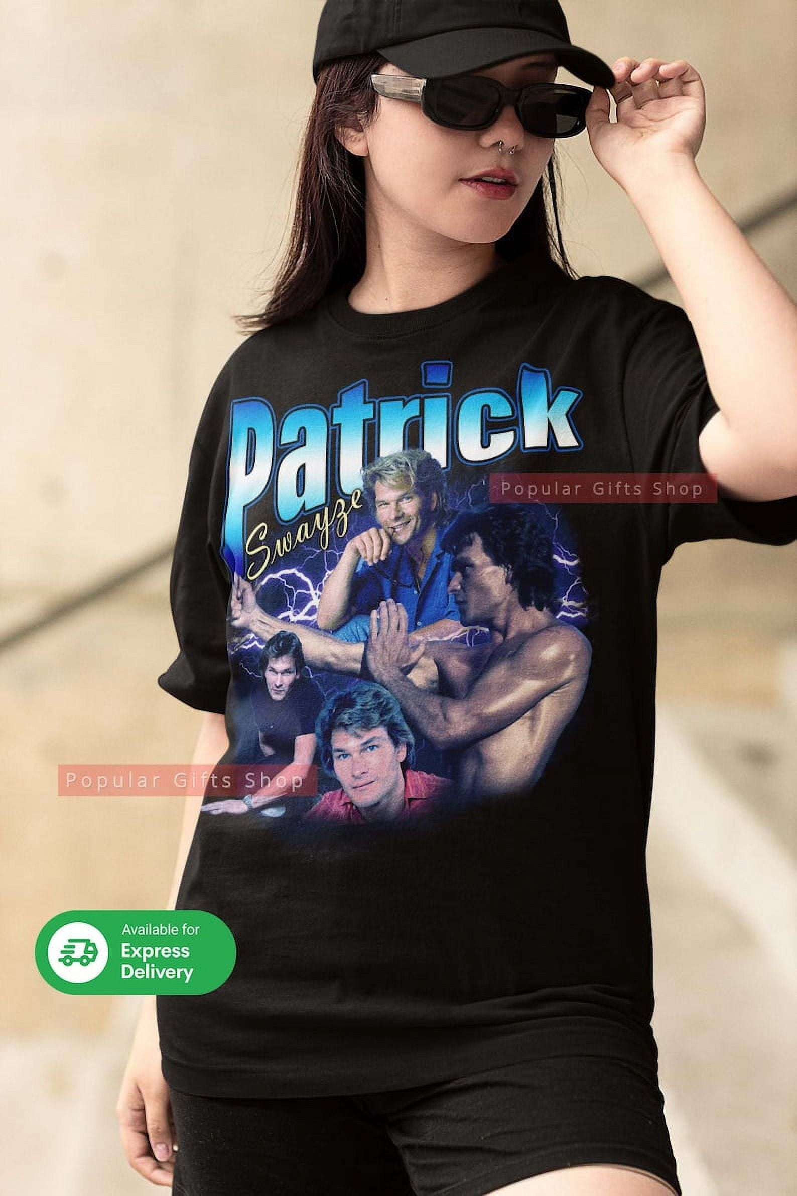 Patrick Swayze Vintage Unisex Shirt, Vintage Patrick Swayze TShirt Gift