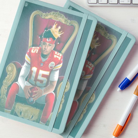 Patrick and Mahomes Custom Printed Notebook.