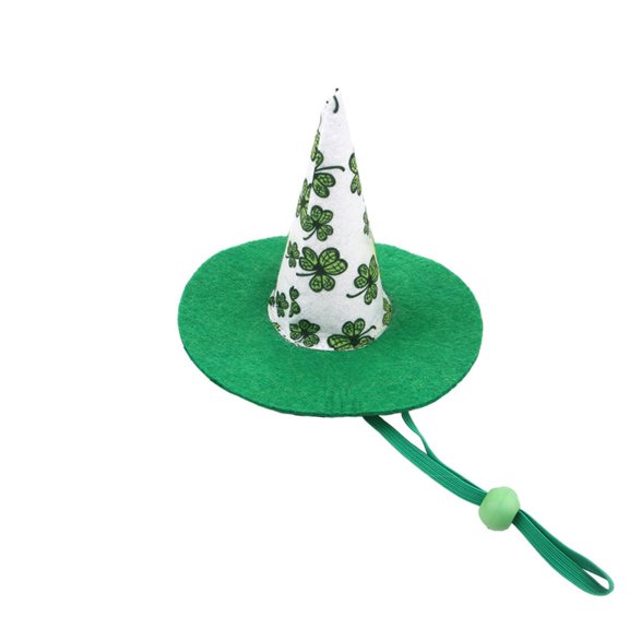 Patrick's Day Shamrock Costume for Dogs Pet Patrick Holiday Accessories Photo Props for Cats and Dogs