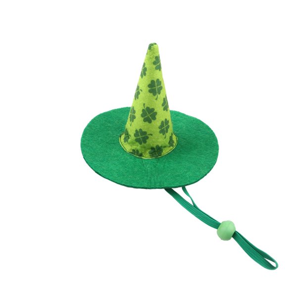 Patrick's Day Shamrock Costume for Dogs Pet Patrick Holiday Accessories Photo Props for Cats and Dogs
