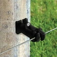thumbnail image 1 of Patriot 820030 2 in. Wood Post Slant Nail Insulator - Black, 1 of 1