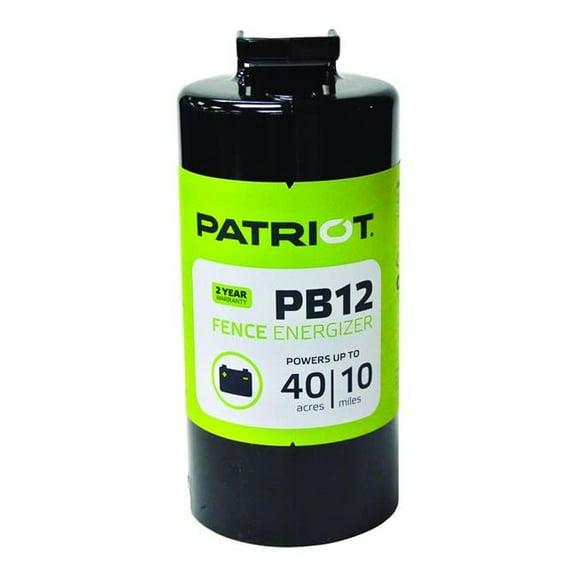 Patriot 820947 0.12 Joule PB12 Battery Energizer - Black