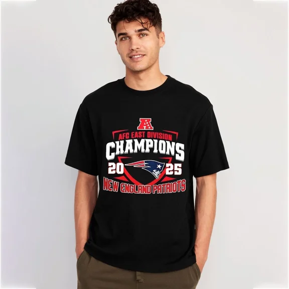 Patriot AFC East Division Champions 2025 New England TShirt