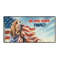 thumbnail image 1 of Patriot Bloodhound We Will Never Forget Patriotic Remembrance Day Desk Mat Full Keyboard Mouse Pad Dog Lover Large Mousepad - 12014, 1 of 5